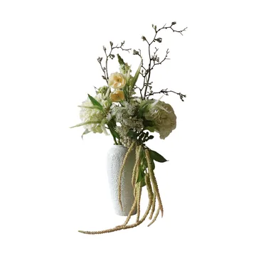 Ivory Cascade kunstboeket - Sneeuwbes tak-kersenbloesemtak-klaproos-hortensia 13 st. - Botané