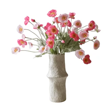 Klaprozen kunstboeket - Pink Pursuit, lichtroze-roze, 10 st. - Botané