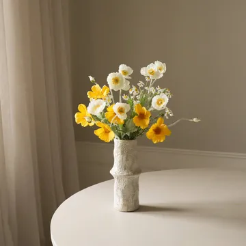 Le Natural kunstboeket - Margriet-madeliefje 7 st. - Botané