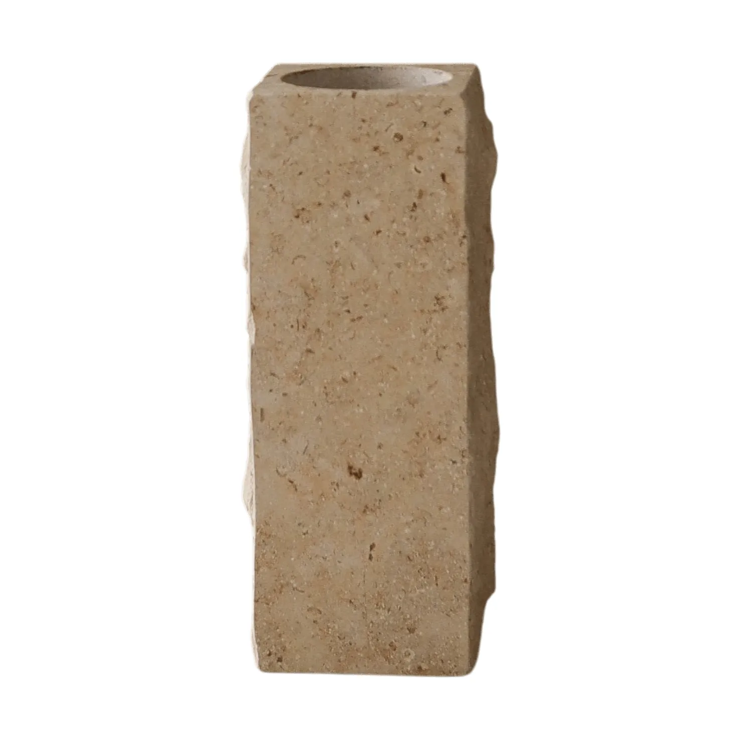 Limestone Edge marmeren vaas, medium, 30 cm Botané