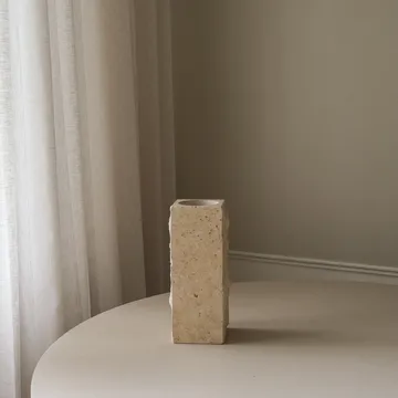 Limestone Edge marmeren vaas - medium, 30 cm - Botané