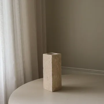 Limestone Edge marmeren vaas - medium, 30 cm - Botané