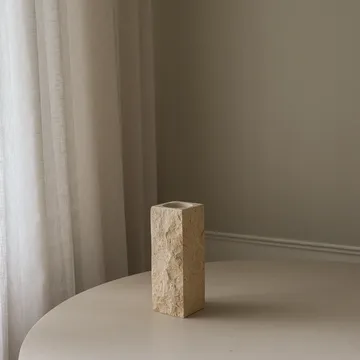 Limestone Edge marmeren vaas - Small, 25 cm - Botané
