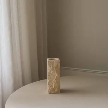 Limestone Edge marmeren vaas - Small, 25 cm - Botané