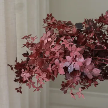 Maple Branch kunstboeket - Burgundy, 107 cm, 1 stuks - Botané