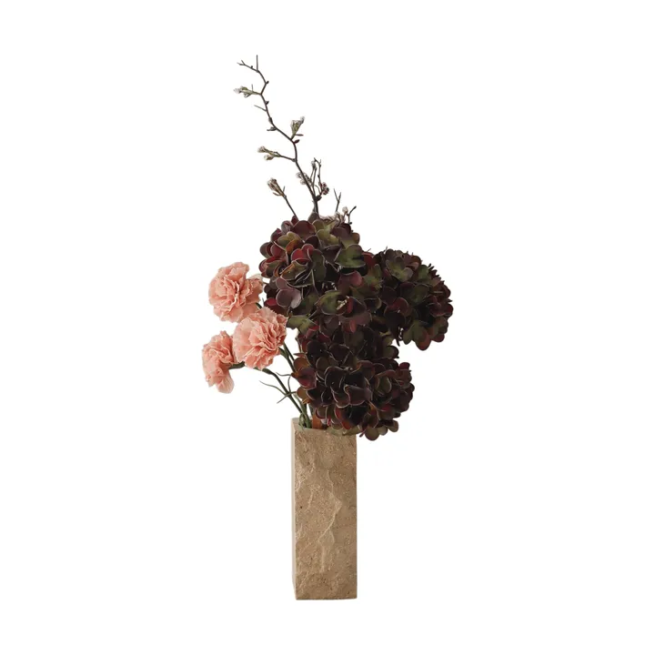 Moody blush kunstboeket - Hortensia, anjer, tak, 97 cm - Botané
