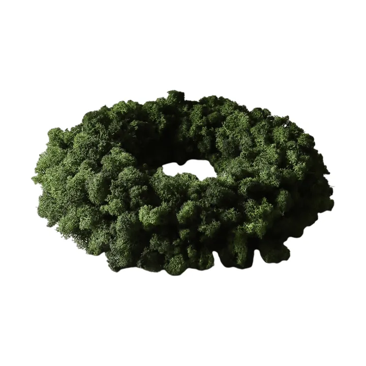 Moss Wreath moskrans - Green, Ø40 cm - Botané
