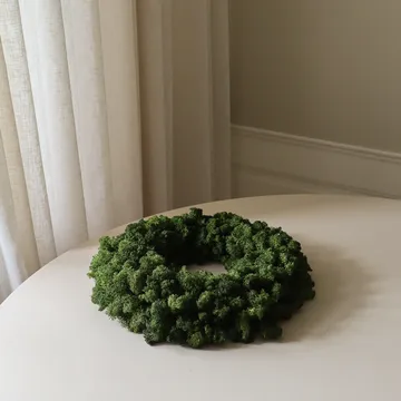 Moss Wreath moskrans - Green, Ø40 cm - Botané
