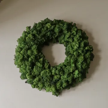 Moss Wreath moskrans - Green, Ø40 cm - Botané