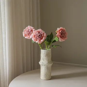 pioen kunstbloem - Dusty pink, 56 cm, 1 stuks - Botané