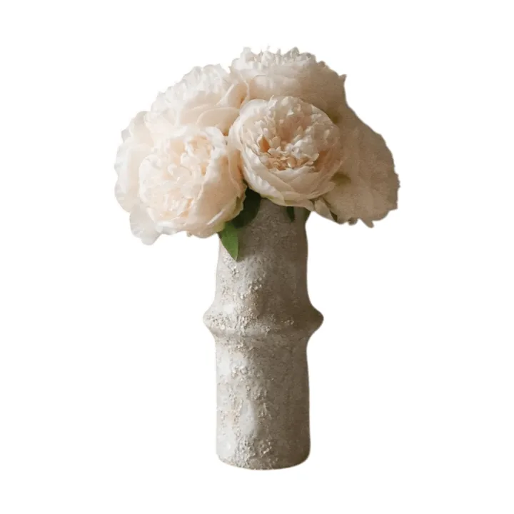 Pioenrozen kunstboeket - Mini, crème 10 st. - Botané