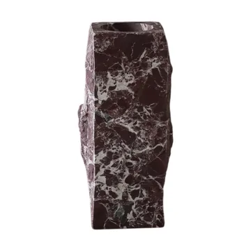 Rosso Levanto Edge marmeren vaas - Small, 25 cm - Botané