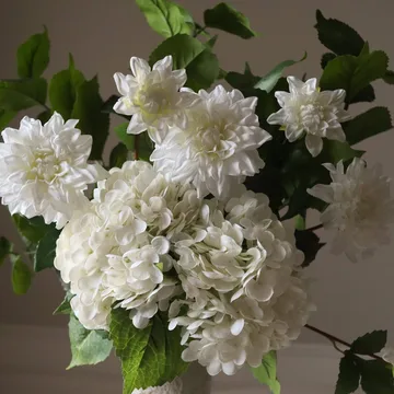 Soft Serve kunstboeket - Hortensia-dahlia, 8 st. - Botané