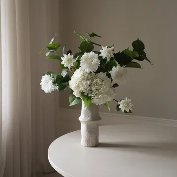 Soft Serve kunstboeket - Hortensia-dahlia, 8 st. - Botané
