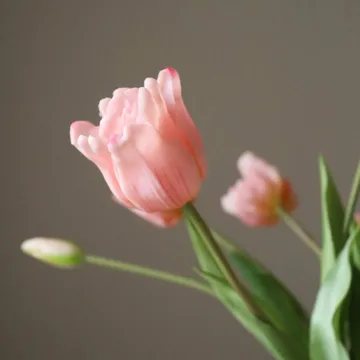Triumph tulpen kunstboeket - Lichtroze, 10 st. - Botané