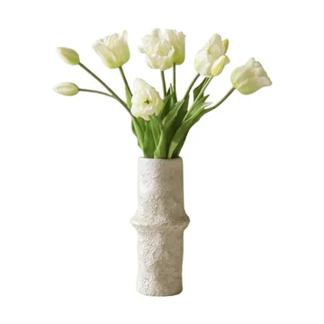 Triumph tulpen kunstboeket - Wit, 10 st. - Botané