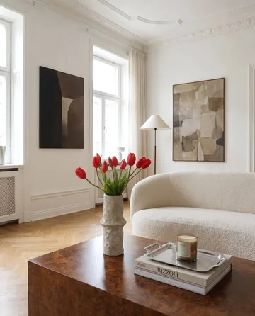 Tulpen kunstboeket - Light red, 5 stuks - Botané