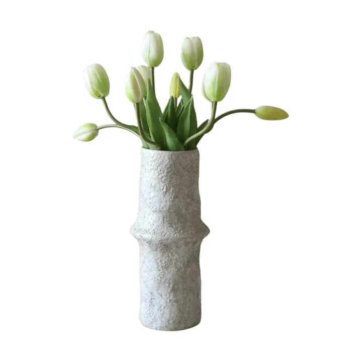 Tulpen kunstboeket - Wit, 10 st. - Botané