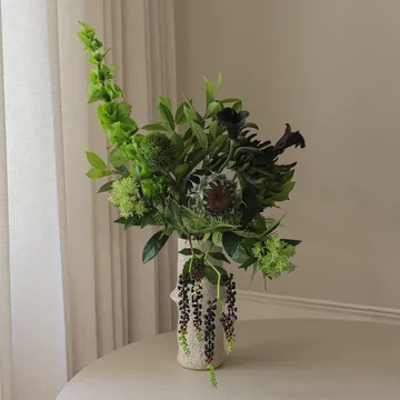 Verdant Noir kunstboeket - Calla-spinchr­ysantemum-herfstzonnebloem, 92 cm, 13 stuks - Botané