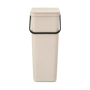 Afvalemmer Sort & Go 40 L - Zacht beige - Brabantia