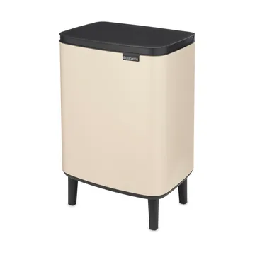 Bo afvalbak hoog 12 L - Zacht beige - Brabantia