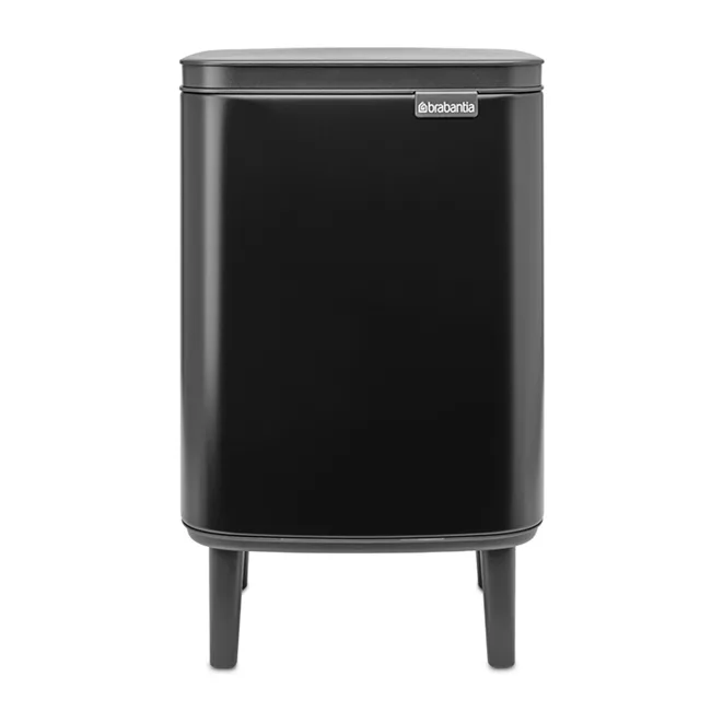 Bo afvalbak hoog 7 L, Matzwart Brabantia