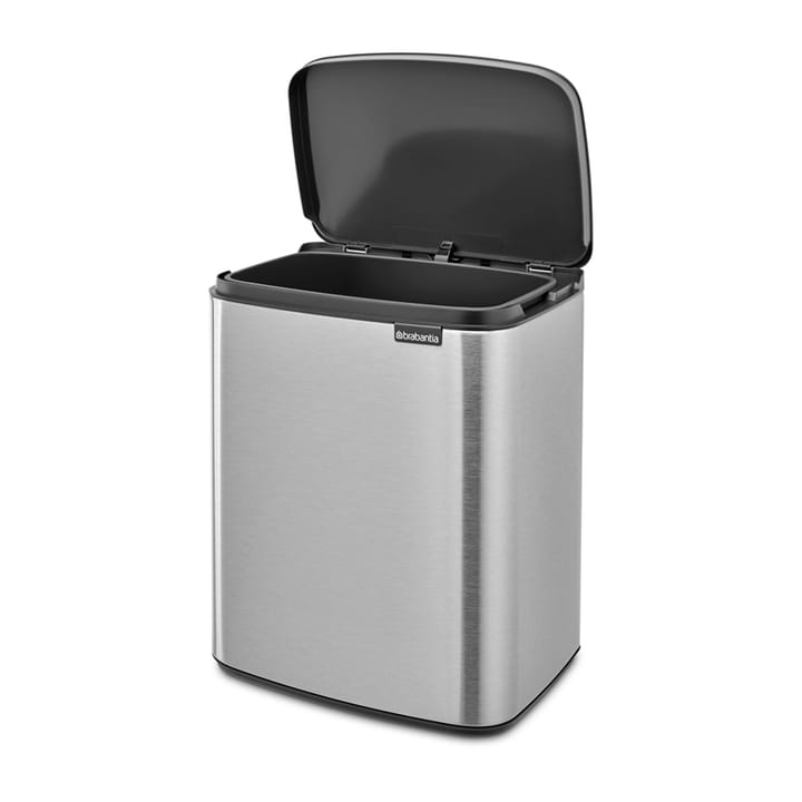 Bo afvalemmer 12 l, Matgeborsteld staal Brabantia