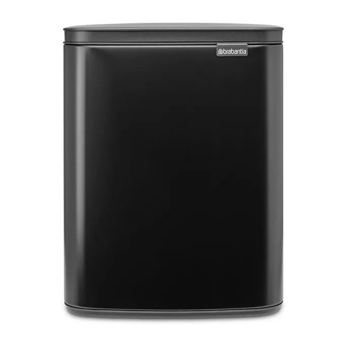 Bo afvalemmer 12 l, Matte black Brabantia