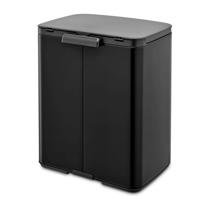 Bo afvalemmer 12 l - Matte black - Brabantia