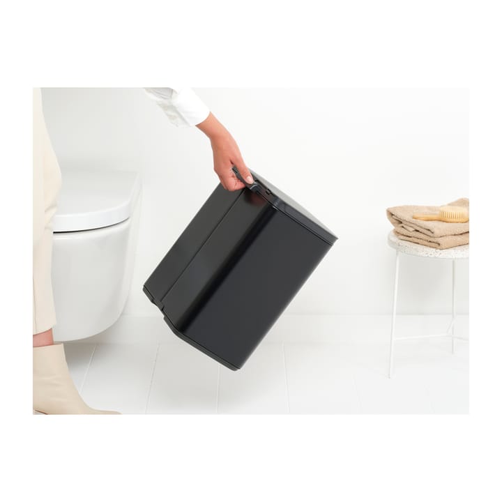 Bo afvalemmer 12 l, Matte black Brabantia