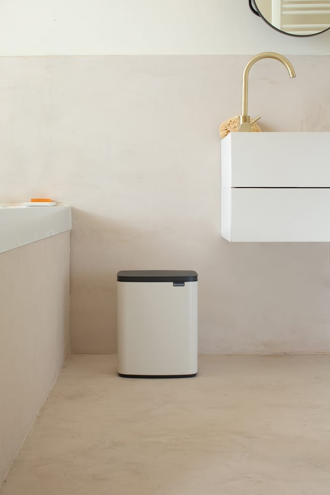 Bo afvalemmer 12 l, Soft Beige Brabantia