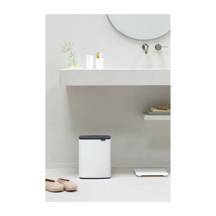 Bo afvalemmer 12 l, Wit Brabantia
