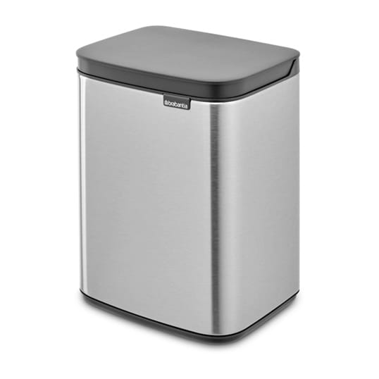 Bo afvalemmer 4 l, Matgeborsteld staal Brabantia