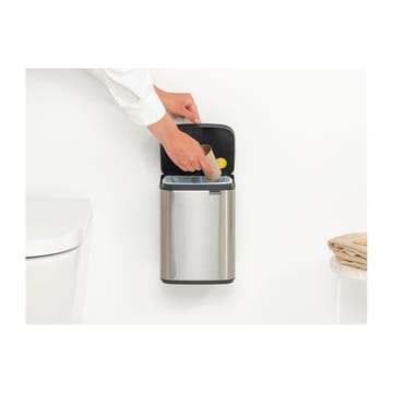 Bo afvalemmer 4 l - Matgeborsteld staal - Brabantia
