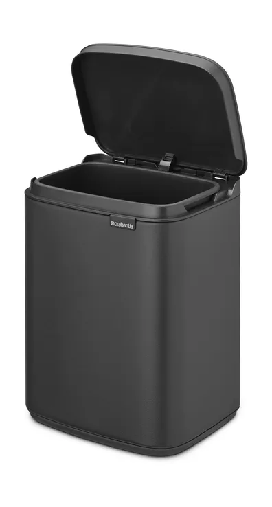 Bo afvalemmer 4 l, Mineral Infinite Grey Brabantia