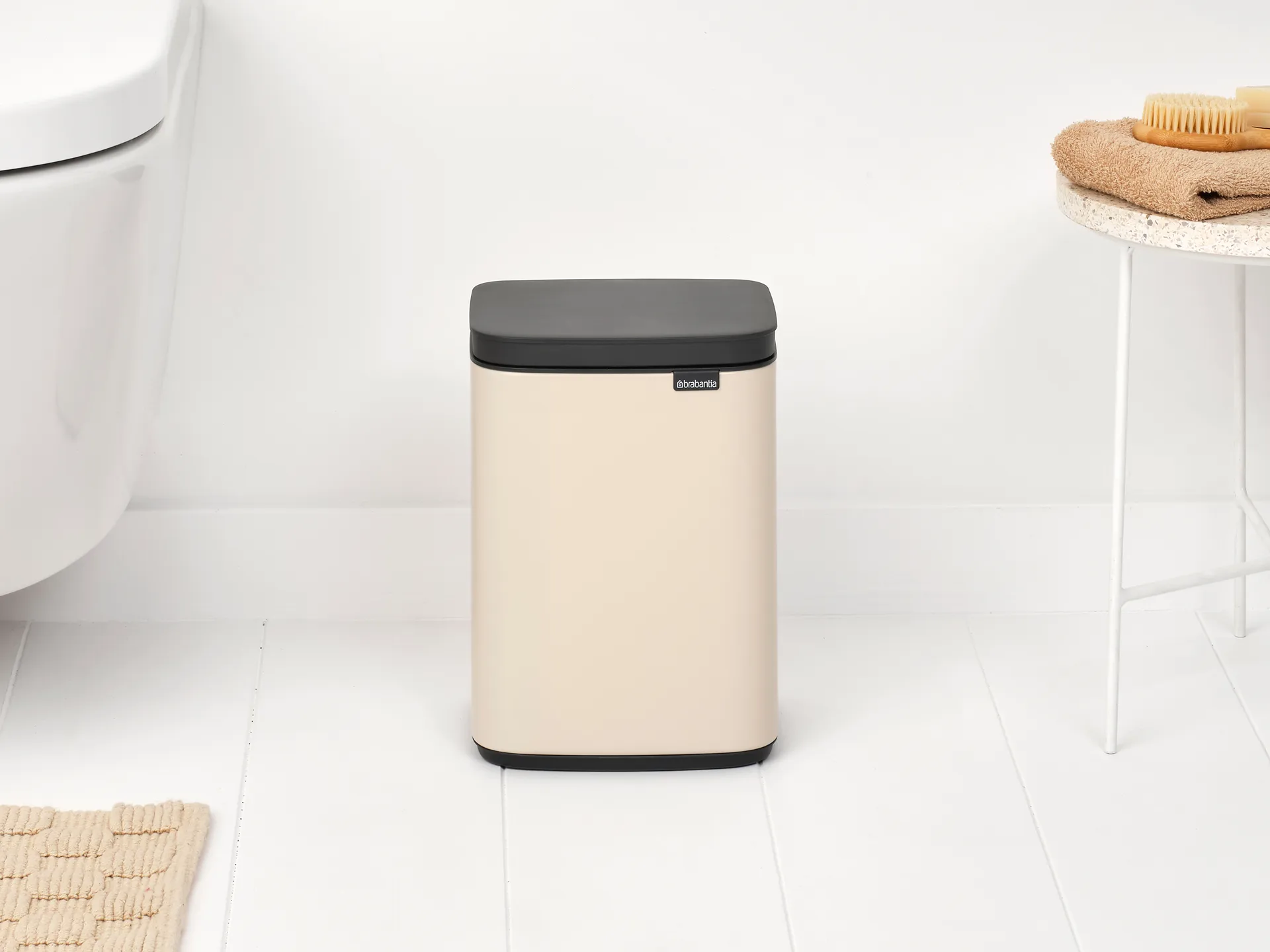 Bo afvalemmer 4 l, Soft Beige Brabantia