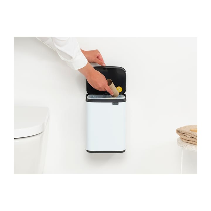 Bo afvalemmer 4 l, Wit Brabantia