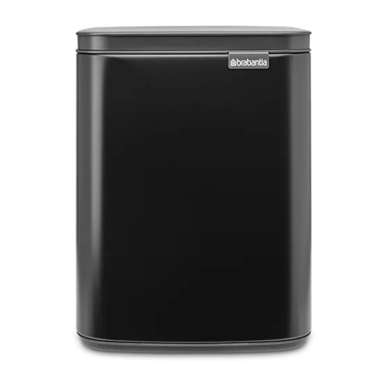 Bo afvalemmer 7 l, Matte black Brabantia