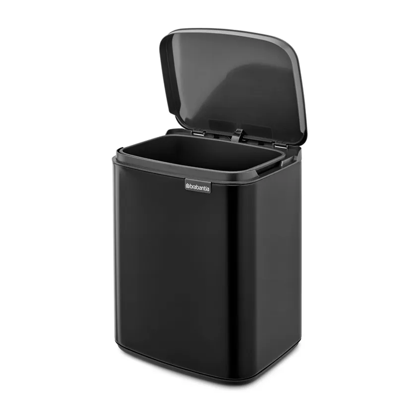 Bo afvalemmer 7 l, Matte black Brabantia