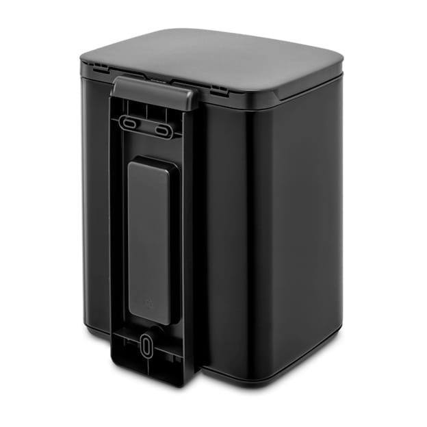 Bo afvalemmer 7 l, Matte black Brabantia