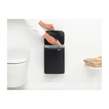 Bo afvalemmer 7 l - Matte black - Brabantia