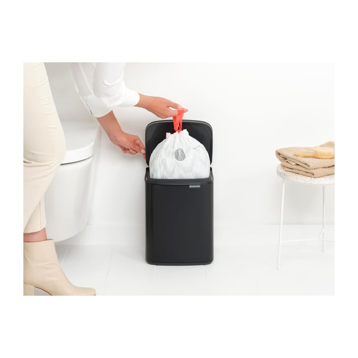 Bo afvalemmer 7 l, Matte black Brabantia