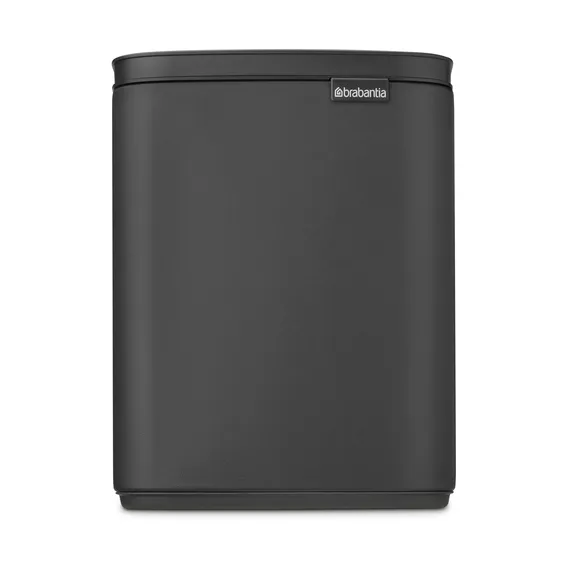 Bo afvalemmer 7 l, Mineral Infinite Grey Brabantia