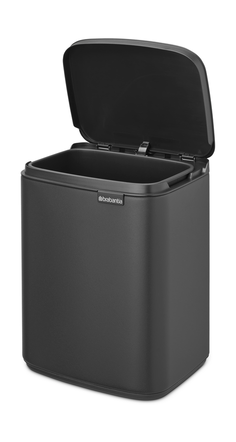 Bo afvalemmer 7 l, Mineral Infinite Grey Brabantia