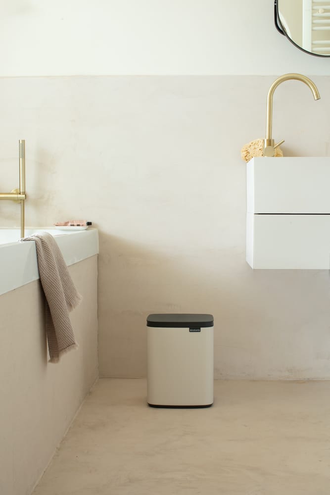 Bo afvalemmer 7 l, Soft Beige Brabantia