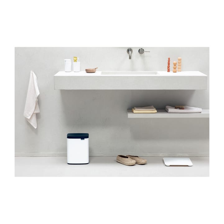 Bo afvalemmer 7 l, Wit Brabantia