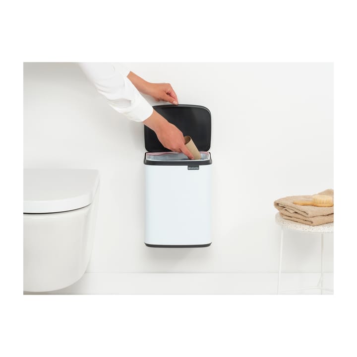 Bo afvalemmer 7 l, Wit Brabantia