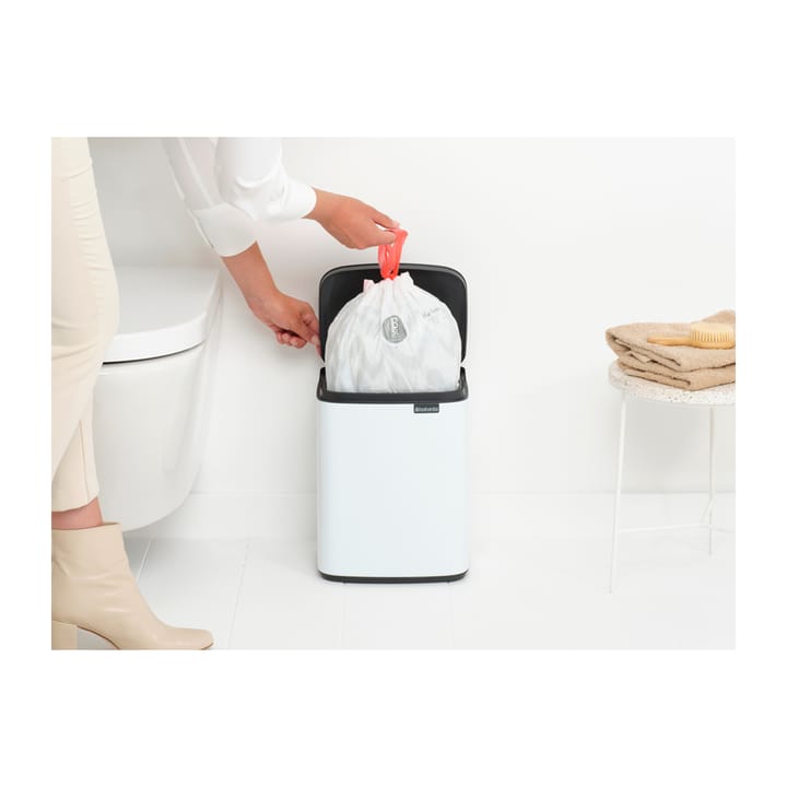 Bo afvalemmer 7 l, Wit Brabantia