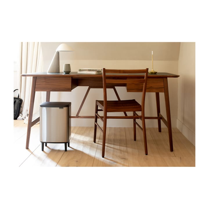 Bo afvalemmer hoog 12 l, Matgeborsteld staal Brabantia