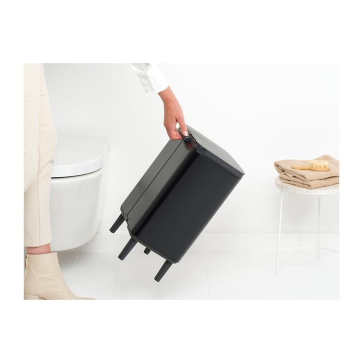 Bo afvalemmer hoog 12 l, Matzwart Brabantia